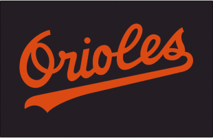 Baltimore Orioles 1985-1988 Batting Practice Logo Print Decal