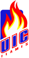 Illinois-Chicago Flames 1992-2007 Primary Logo Print Decal