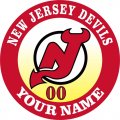 New Jersey Devils Customized Logo Print Decal