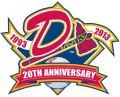 Danville Braves 2013 Anniversary Logo Print Decal