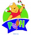 Disney Pooh Logo 22 Print Decal