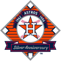 Houston Astros 1986 Anniversary Logo Iron On Transfer