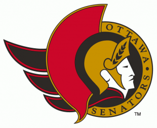 Ottawa Senators 1992 93-1996 97 Primary Logo Print Decal