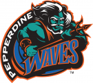 Pepperdine Waves 1998-2003 Primary Logo Print Decal