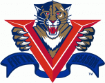 Florida Panthers 1997 98 Anniversary Logo Iron On Transfer