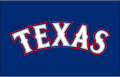 Texas Rangers 2009-2019 Batting Practice Logo Print Decal