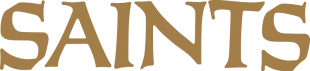 New Orleans Saints 1967-Pres Wordmark Logo Iron On Transfer