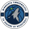 Minnesota Timberwolves 2018-2019 Anniversary Logo Print Decal