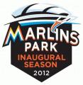 Miami Marlins 2012 Stadium Logo Iron On Transfer