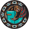 Memphis Grizzlies 2019-2020 Anniversary Logo 2 Print Decal