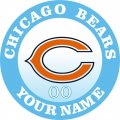 Chicago Bears Customized Logo Iron On Transfer