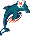 Miami Dolphins 1997-2012 Alternate Logo Print Decal