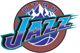 Utah Jazz 1996-2004 Primary Logo Print Decal