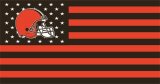 Cleveland Browns Flag001 logo Print Decal