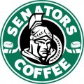 Ottawa Senators Starbucks Coffee Logo Print Decal