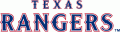 Texas Rangers 2001-Pres Wordmark Logo Print Decal