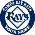 Tampa Bay Rays Customized Logo Iron On Transfer