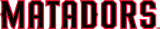 Cal State Northridge Matadors 2014-Pres Wordmark Logo 02 Iron On Transfer