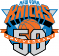 New York Knicks 1996-1997 Anniversary Logo Print Decal