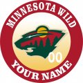 Minnesota Wild Customized Logo Print Decal