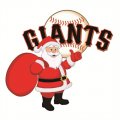 San Francisco Giants Santa Claus Logo Iron On Transfer