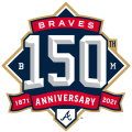 Atlanta Braves 2021 Anniversary Logo Iron On Transfer