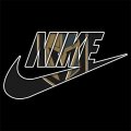 Vegas Golden KnigSTK Nike logo Print Decal