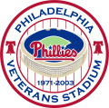 Philadelphia Phillies 2003 Stadium Logo Print Decal
