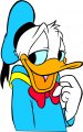 Donald Duck Logo 41 Iron On Transfer