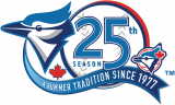 Toronto Blue Jays 2001 Anniversary Logo Iron On Transfer