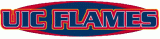 Illinois-Chicago Flames 1999-2007 Wordmark Logo Print Decal