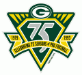 Green Bay Packers 1993 Anniversary Logo Iron On Transfer