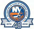 New York Islanders 2011 12 Anniversary Logo Print Decal