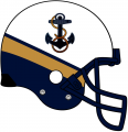 Navy Midshipmen 2012-Pres Helmet Print Decal
