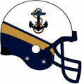 Navy Midshipmen 2012-Pres Helmet Iron On Transfer