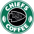 Kansas City Chiefs starbucks coffee logo Print Decal