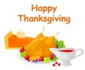 Thanksgiving Day Logo 36 Print Decal