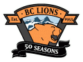 BC Lions 2003 Anniversary Logo Print Decal