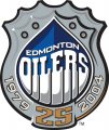 Edmonton Oiler 2003 04 Anniversary Logo Print Decal