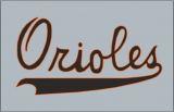 Baltimore Orioles 1954 Jersey Logo 01 Print Decal