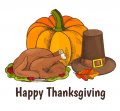 Thanksgiving Day Logo 37 Iron On Transfer