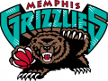 Memphis Grizzlies 2001-2003 Primary Logo Print Decal