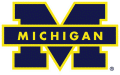Michigan Wolverines 1988-1996 Primary Logo Print Decal