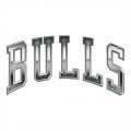 Chicago Bulls Silver Logo Iron On Transfer