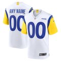 Los Angeles Rams Custom Letter And Number Kits For White jersey Material Vinyl