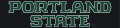 Portland State Vikings 2016-Pres Wordmark Logo 03 Iron On Transfer