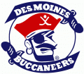 Des Moines Buccaneers 2011 12-Pres Primary Logo Print Decal