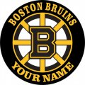 Boston Bruins Customized Logo Iron On Transfer