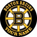 Boston Bruins Customized Logo Print Decal