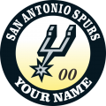San Antonio Spurs Customized Logo Iron On Transfer